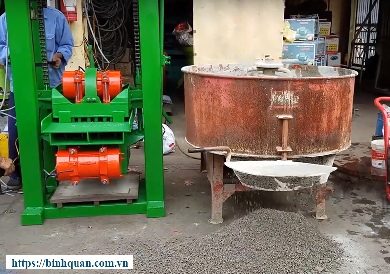 máy ép gạch xi măng
