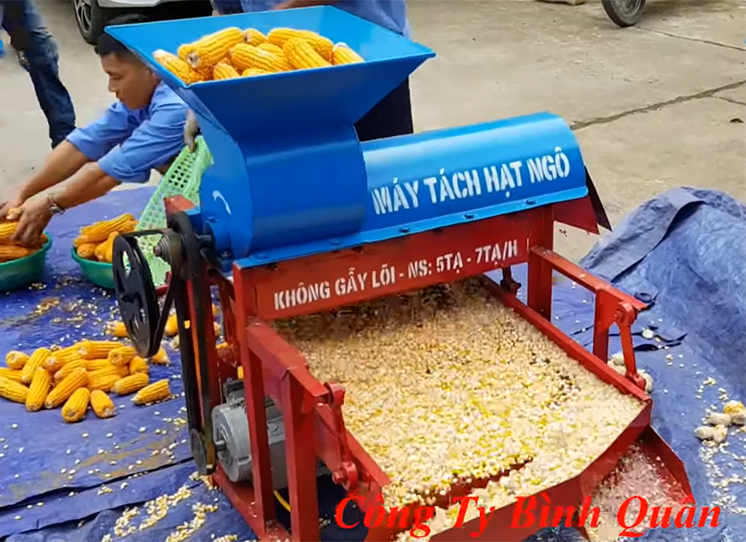 máy tách hạt ngô