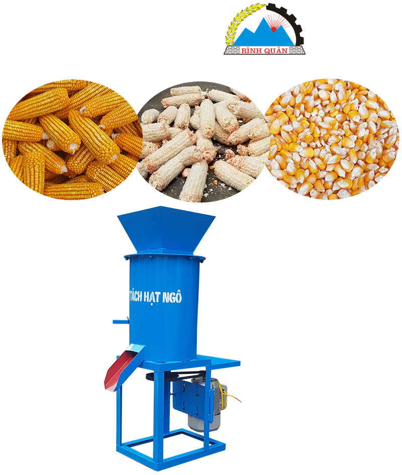 máy tách ngô  hạt