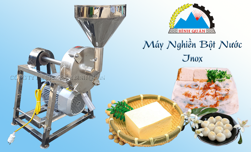 máy nghiền bột nước