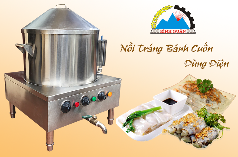 nồi tráng bánh cuốn
