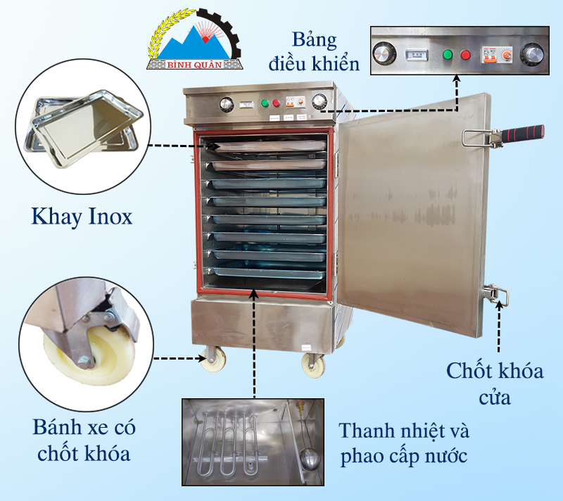 thiết kế tủ nấu cơm