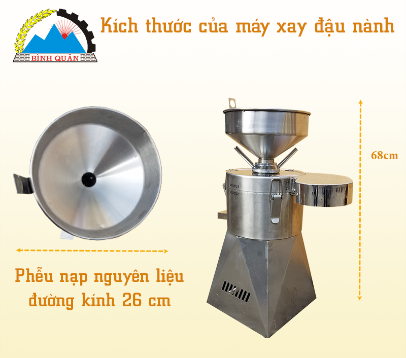Máy xay đậu nành inox