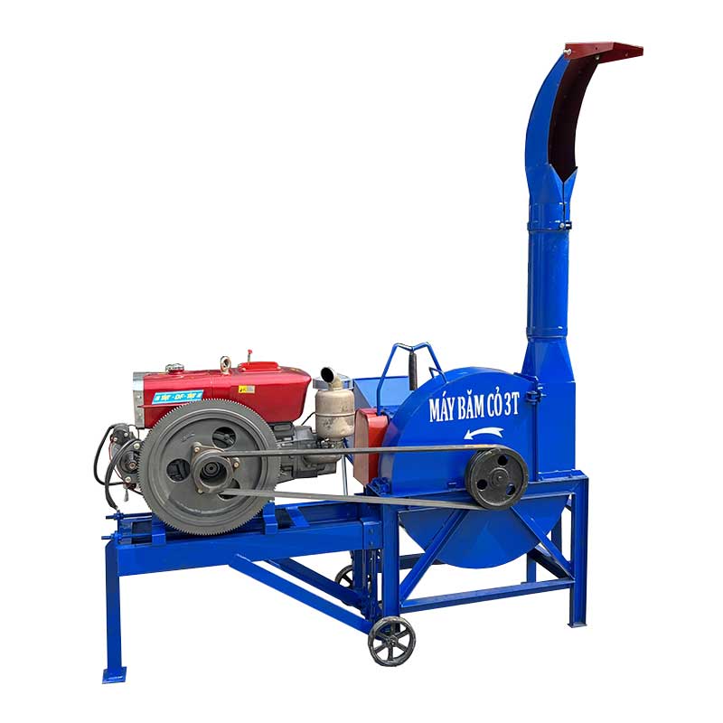Máy Băm Cỏ Công Nghiệp 3T Đầu Nổ