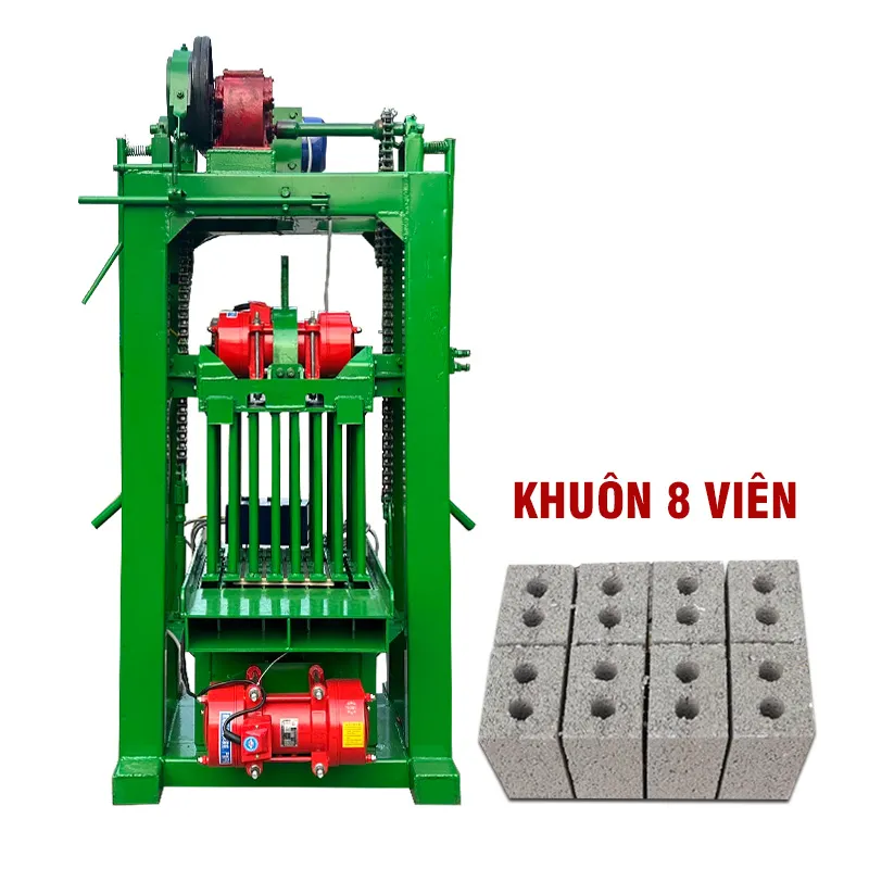 Máy Đóng Gạch 8 Viên
