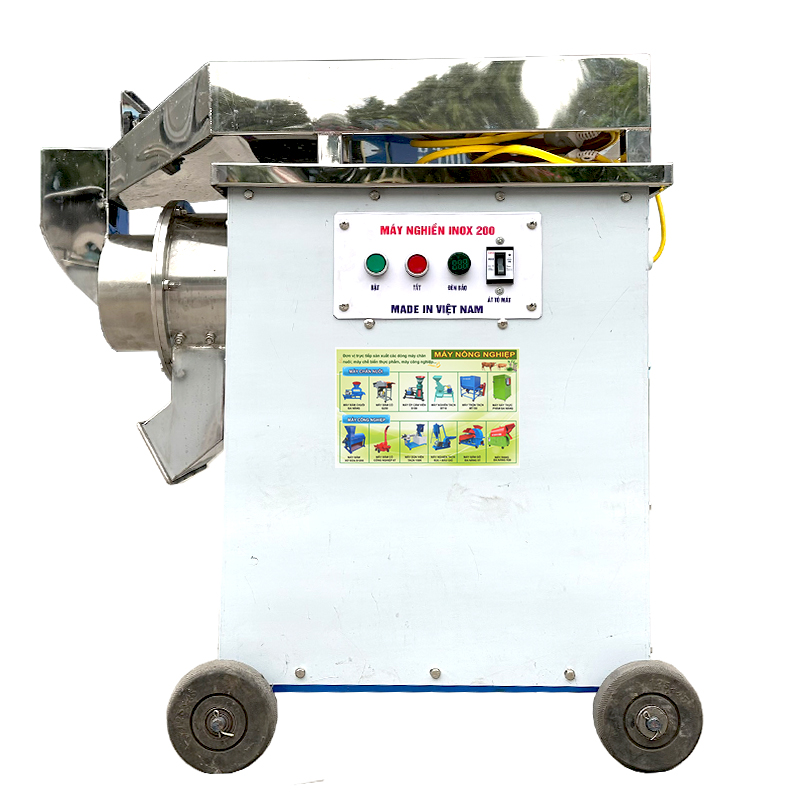 Máy Nghiền Inox 200 - 2 Buồng