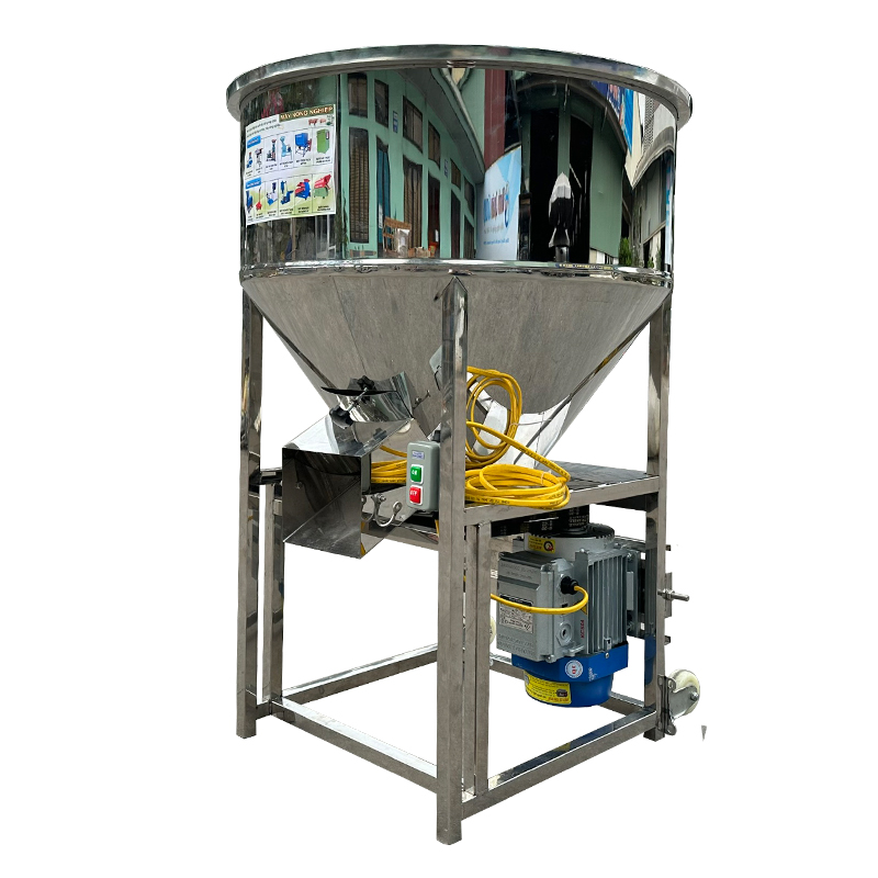 Máy Trộn Thức Ăn Chăn Nuôi Đứng Inox 50kg