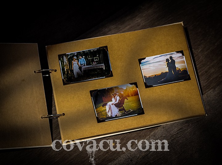 Album gồm 60 trang giấy kraft nâu trống cho bạn thỏa sức sáng tạo thành cuốn album của riêng mình. 