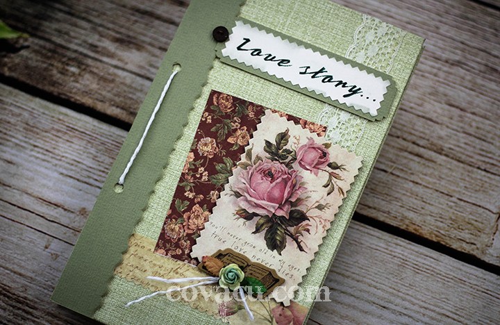 Flying album handmade Love Story - đơn giản và tinh tế