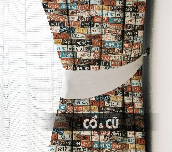 vải canvas làm rèm cửa