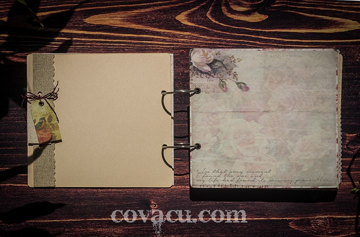 Scrapbook chủ đề tình yêu Beautiful In White cực lãng mạn