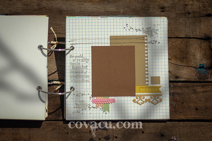 Scrapbook handmade JUST BE ME