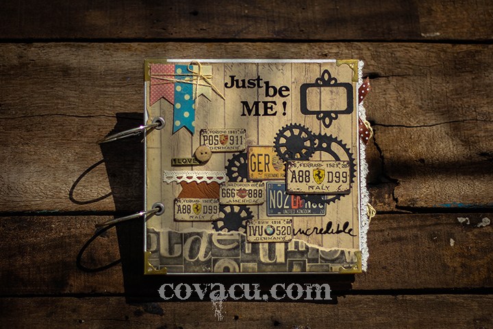 Scrapbook handmade JUST BE ME