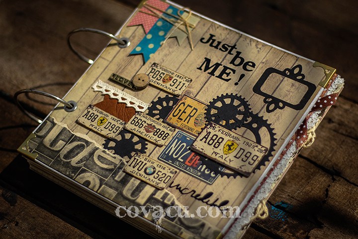 Scrapbook handmade JUST BE ME