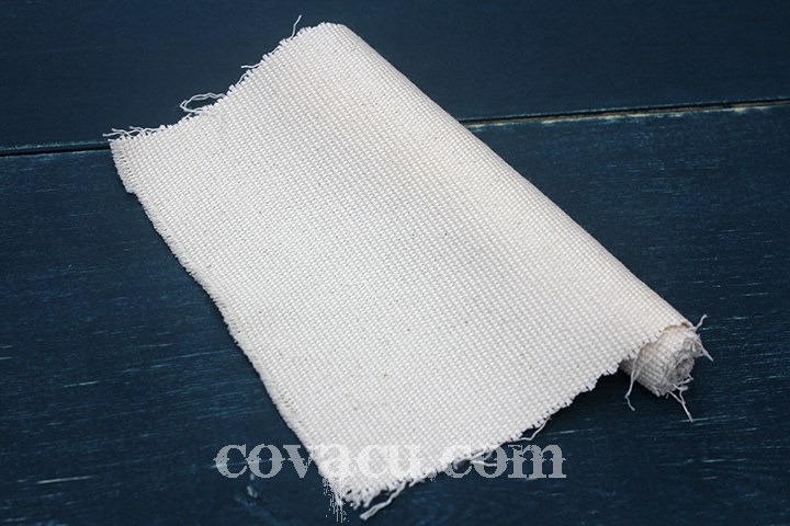 vải canvas trắng