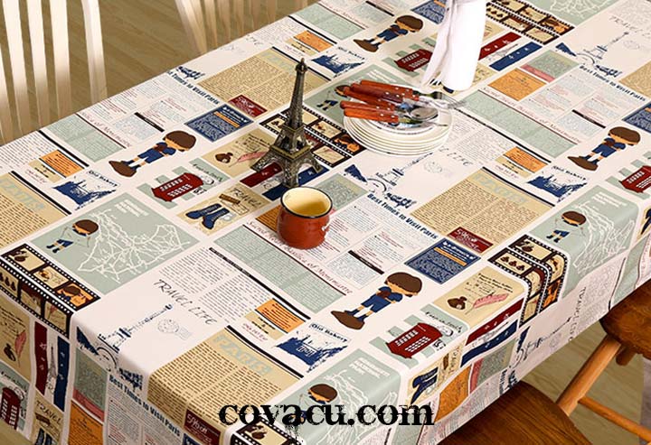 vải canvas may bàn