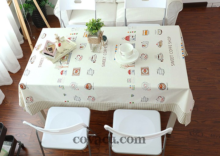 Vải Canvas làm gối ôm, may rèm cửa 