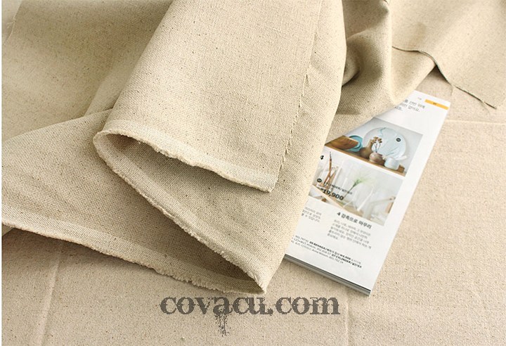 Vải canvas trơn dày