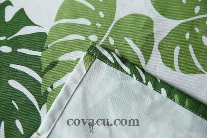 Vải Canvas Tropical Leaves