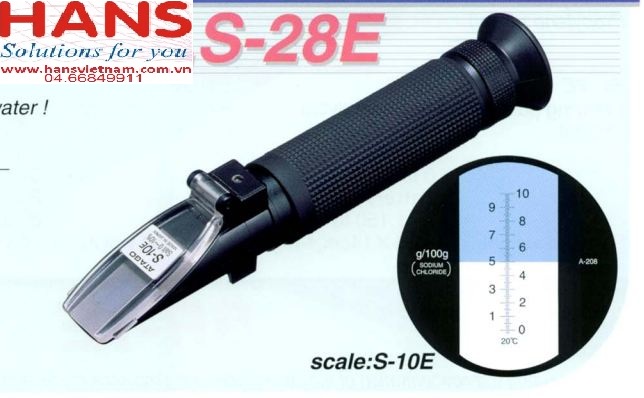 Khúc xạ kế đo độ mặn Atago S-28E