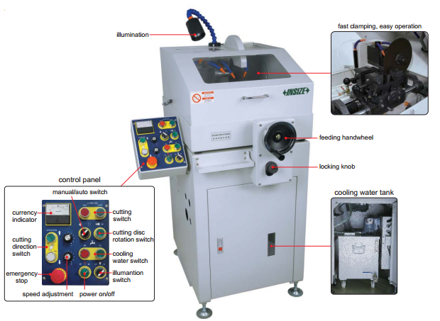 Máy cắt mẫu độ chính xác ISJ-CMA35