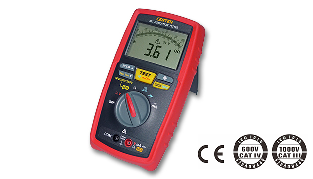 MÁY ĐO ĐIỆN TRỞ CÁCH ĐIỆN ÁP THẤP CENTER 361