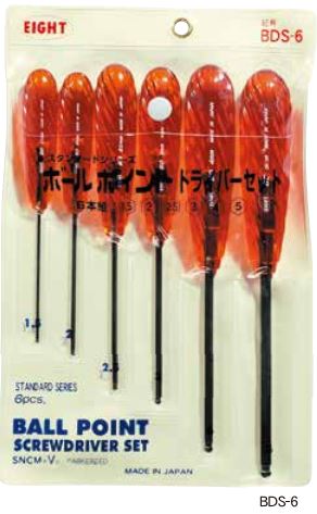 Tua vít lục giác đầu bi Eight dòng BDS-6
