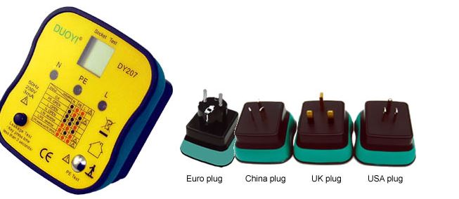 Dụng cụ kiểm tra RCD DUOYI dòng DY207