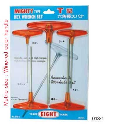 Bộ lục giác loại chữ T Eight (Standard length) dòng 018-*