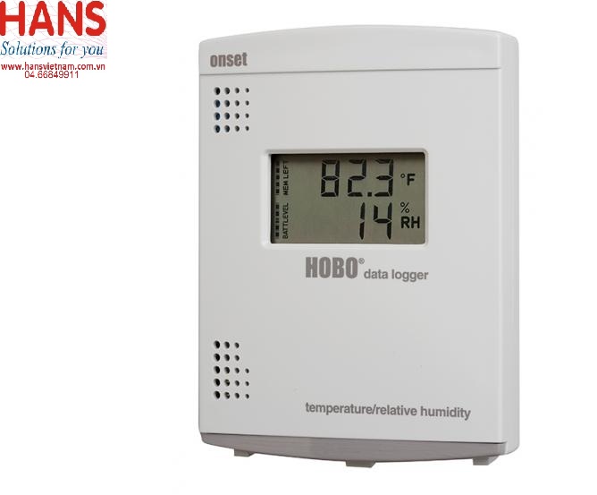 Temperature/Relative Humidity DataLogger Realtime LCD Display Data