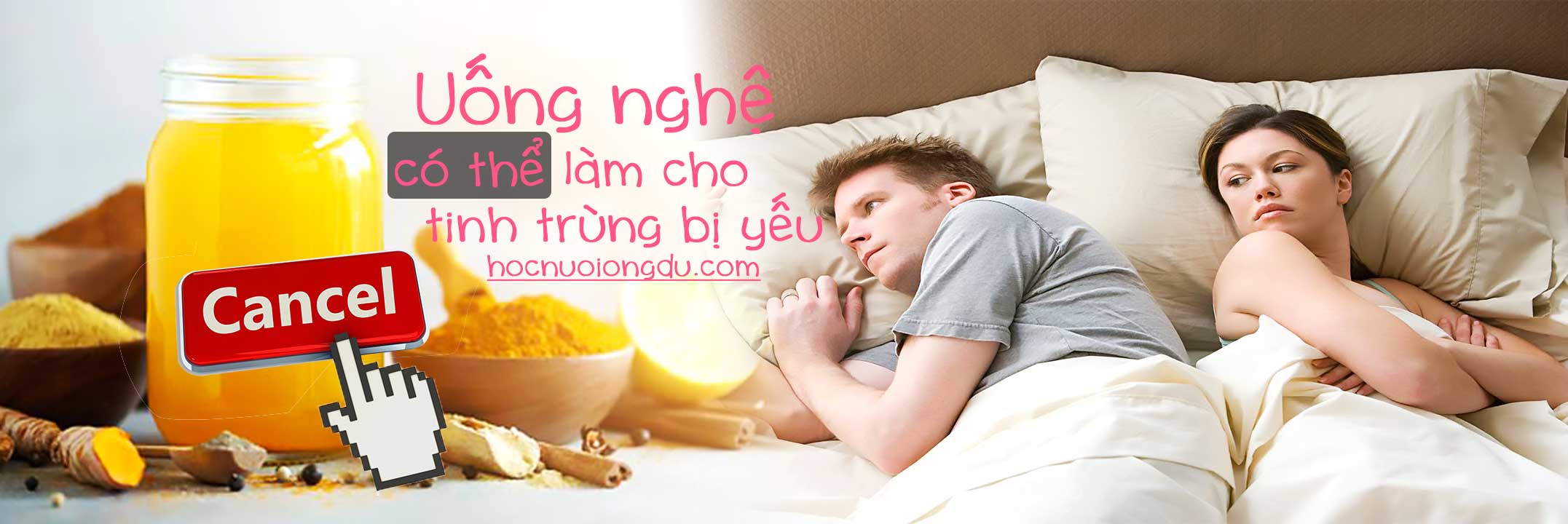 công dụng của tinh bột nghệ làm yếu tinh trùng ở nam giới