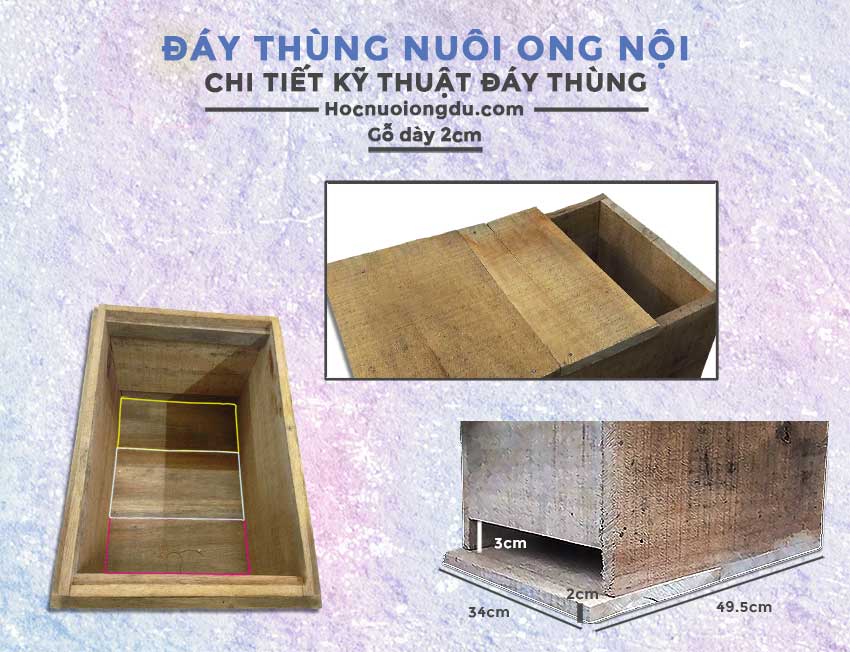 Nuôi ong mật ở miền núi và kích thước của thùng nuôi ong