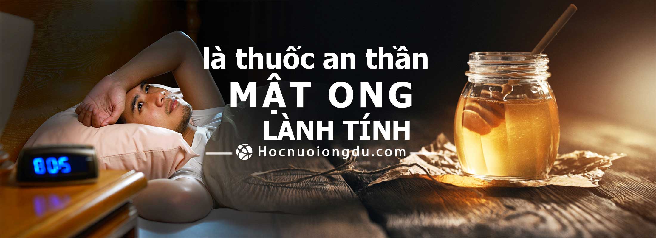 uống mật ong hiệu quả trong chữa bệnh mất ngủ