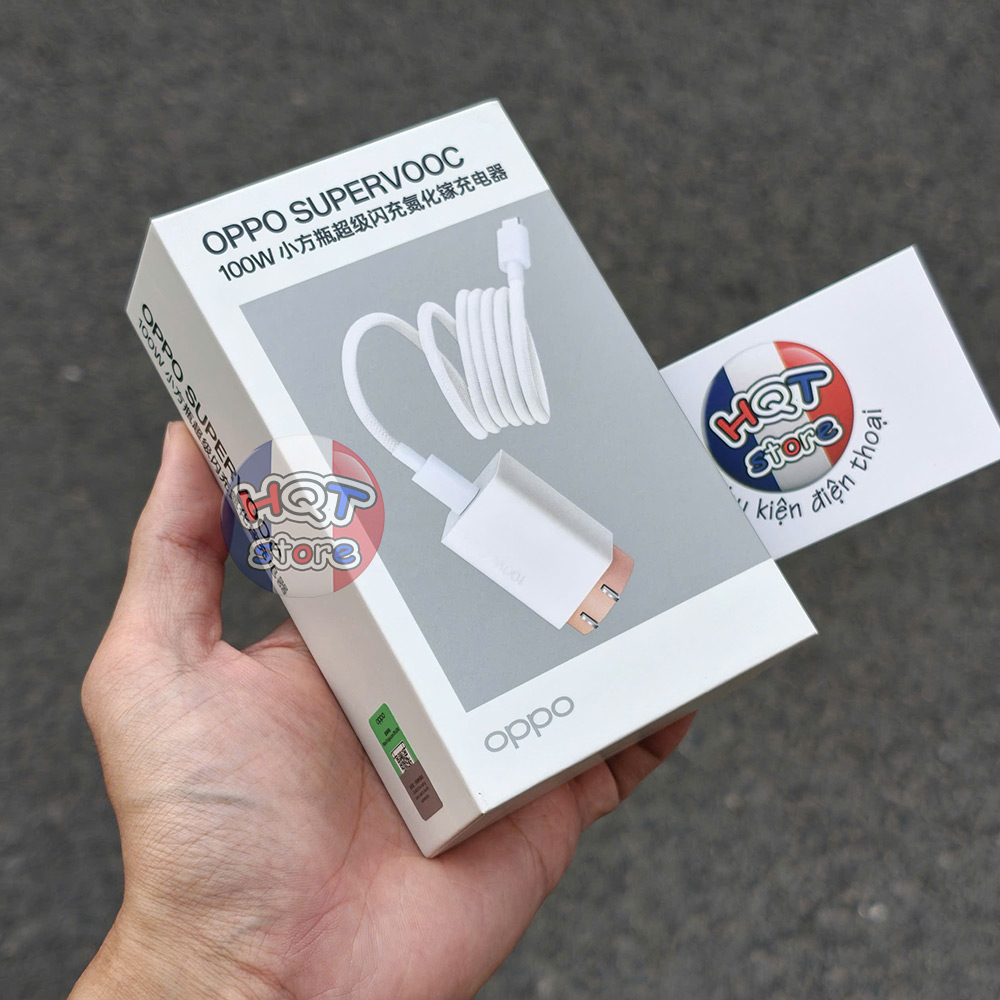 Bộ củ cáp sạc nhanh OPPO SuperVOOC 100W 120W GaN chính hãng