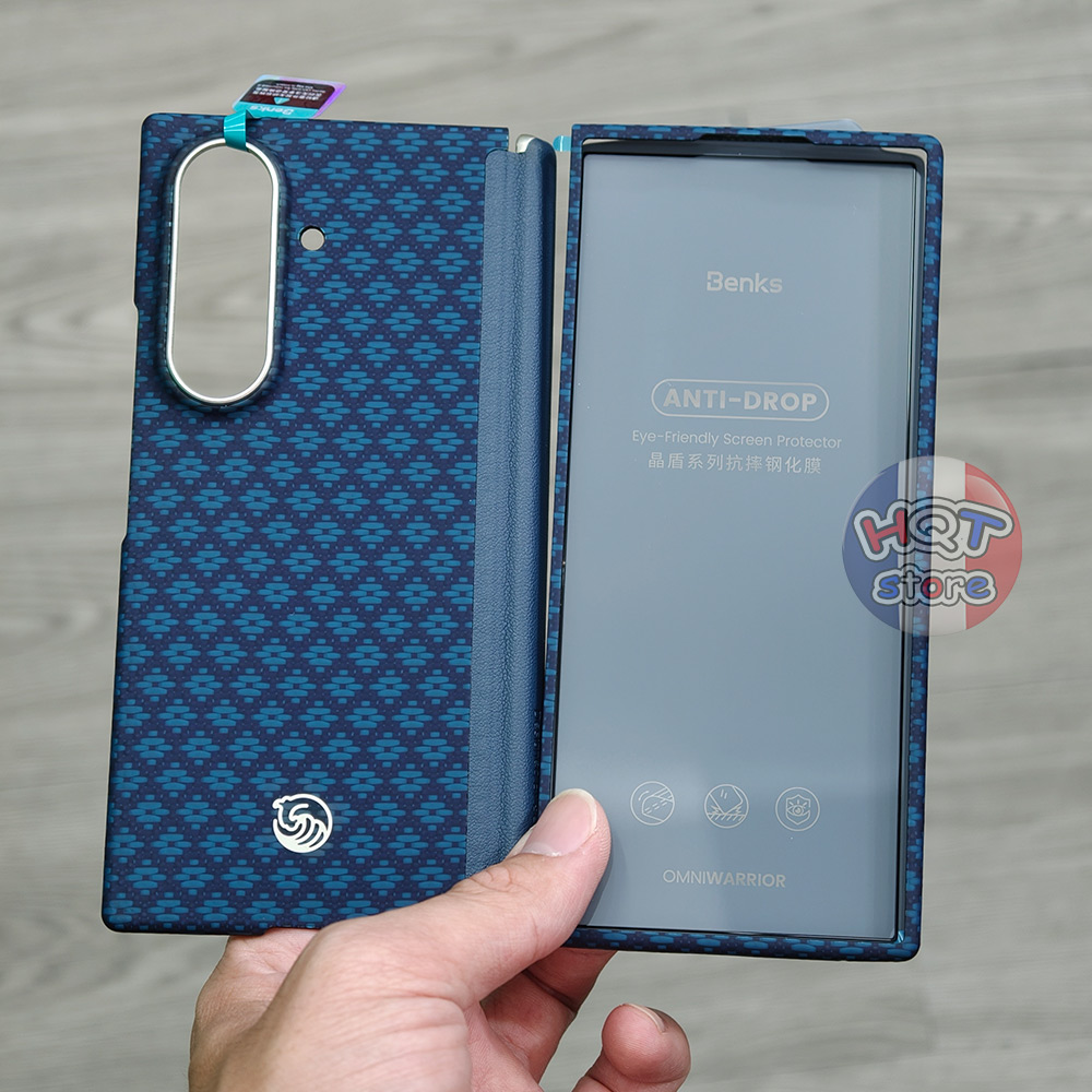 Combo Kính Ốp Benks ArmorGrid Air Case Samsung Z Fold 8 Ultra
