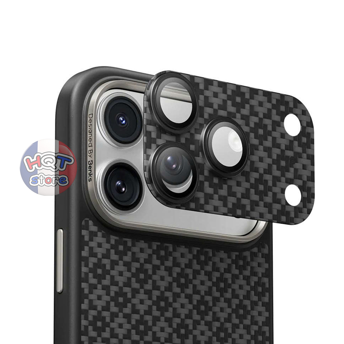 Dán Camera Kevlar Benks ArmorWarrior Lens Protector iPhone 17 Pro Max