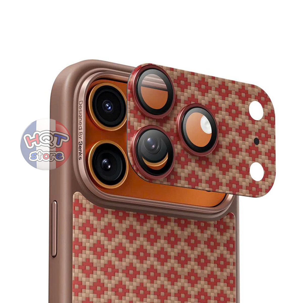 Dán Camera Kevlar Benks ArmorWarrior Lens Protector iPhone 17 Pro Max