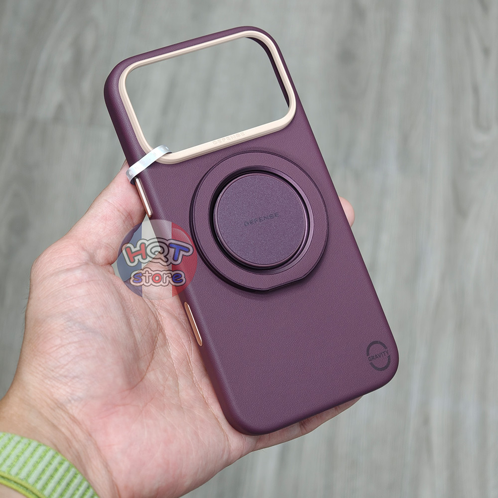 Ốp da Defense Zero-G Air Leather Case iPhone 18 Pro Max / 17