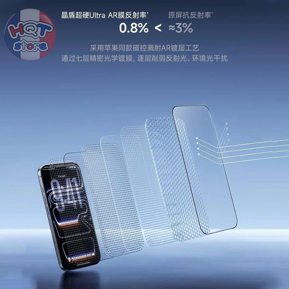 Kính Benks GlassWarrior Ultra 3D AR iPhone 17 Pro Max / 17 Pro