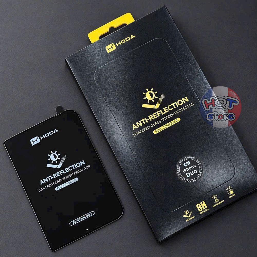 Kính chống chói HODA 2.5D AR cho iPhone Duo