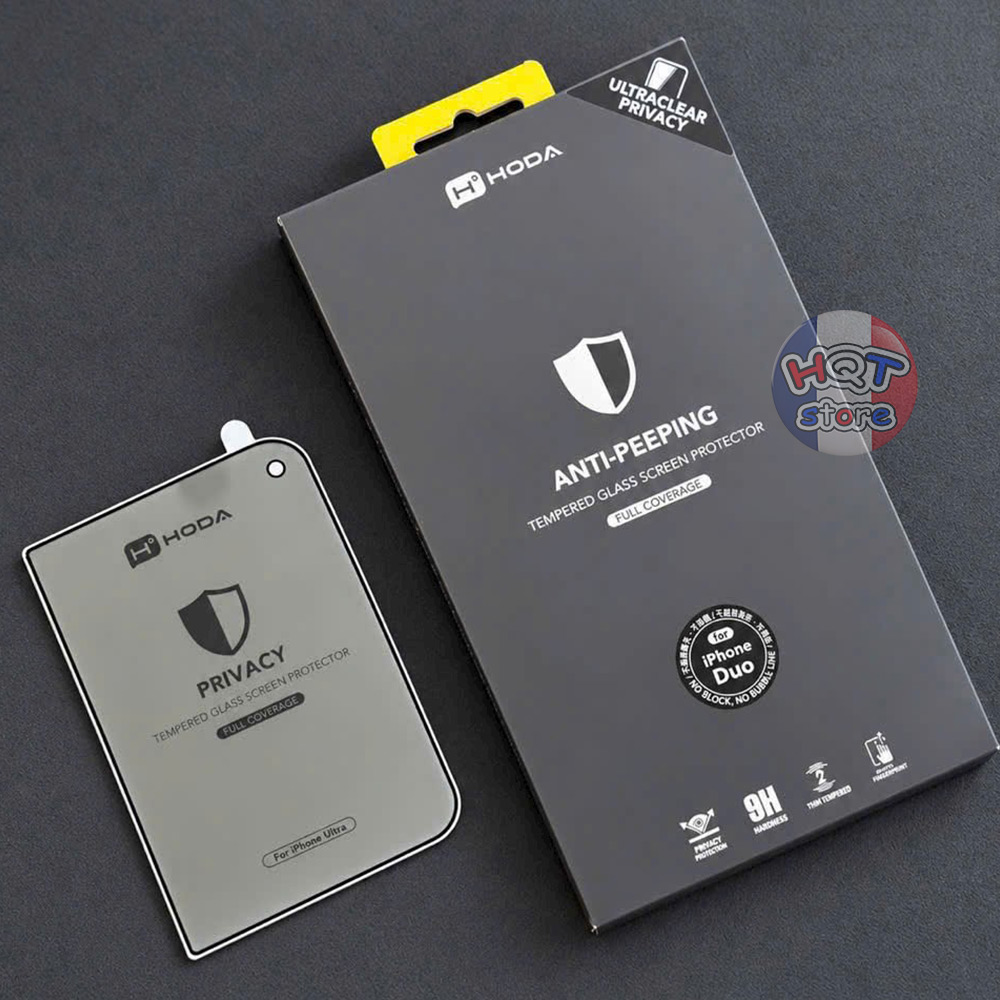 Kính chống nhìn trộm HODA 2.5D Privacy cho iPhone Duo