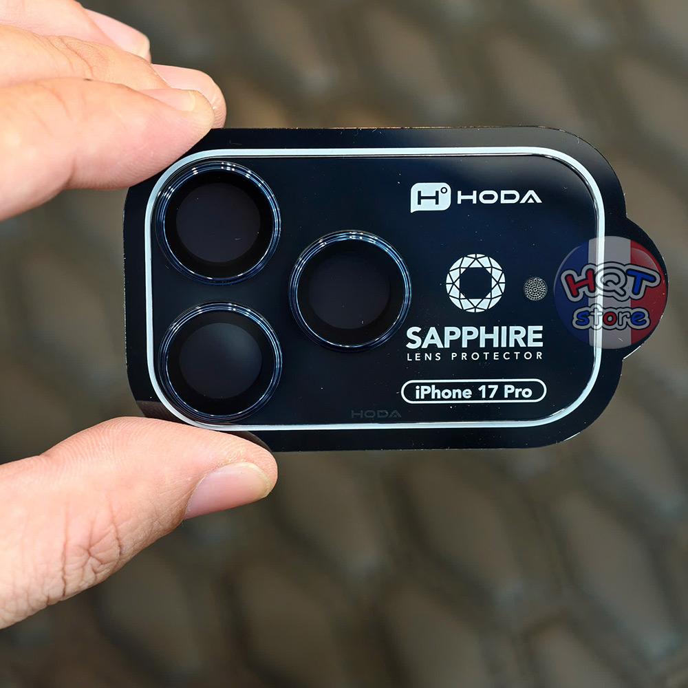 Kính Lens Camera Hoda Sapphire Glass Base iPhone 17 Pro Max