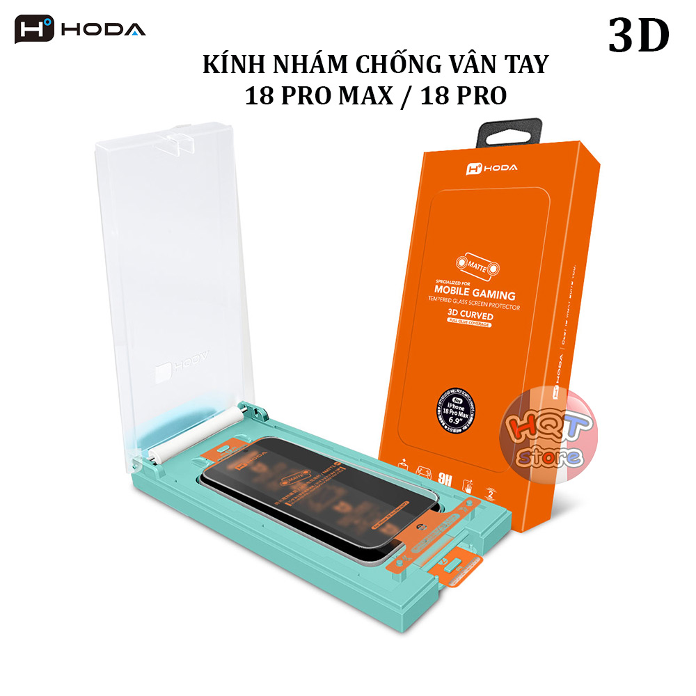 Kính nhám HODA 3D MATTE IPhone 18 Pro Max / Pro