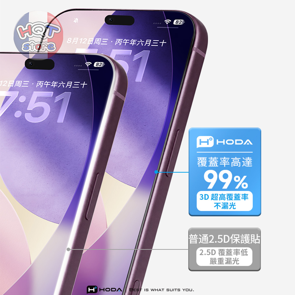 Kính nhám HODA 3D MATTE IPhone 18 Pro Max / Pro