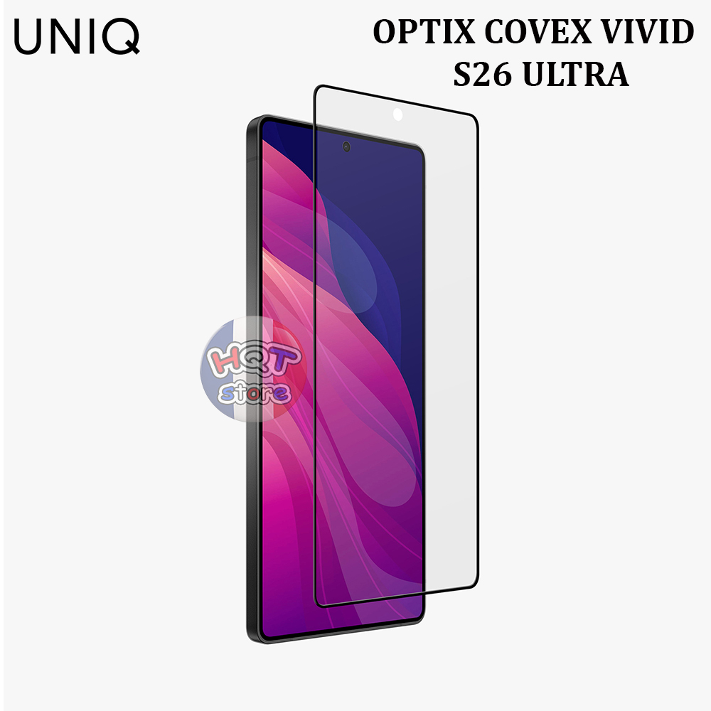 Kính UNIQ Optix Covex Vivid Trong Suốt Samsung S26 Ultra