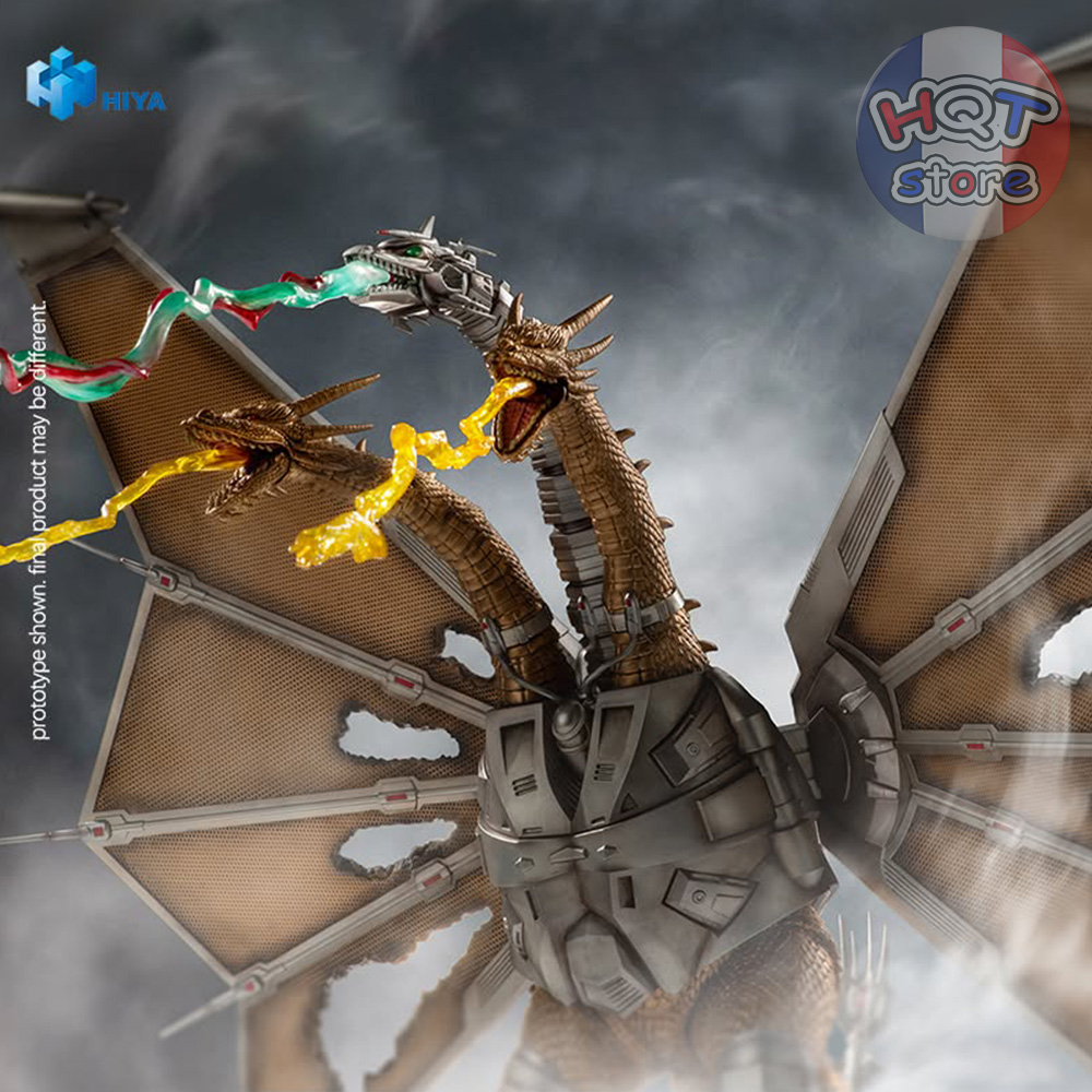 Mô hình Battle Damaged Mecha King Ghidorah 1991 HIYA TOYS