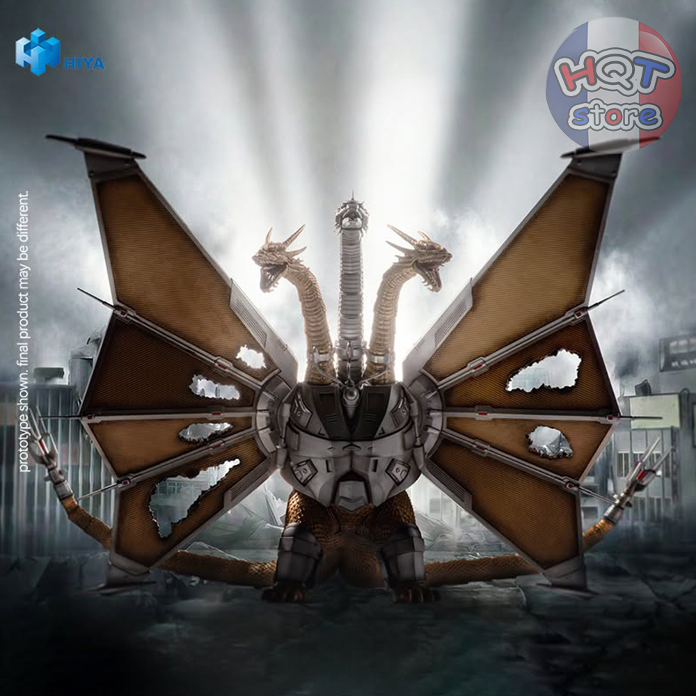 Mô hình Battle Damaged Mecha King Ghidorah 1991 HIYA TOYS