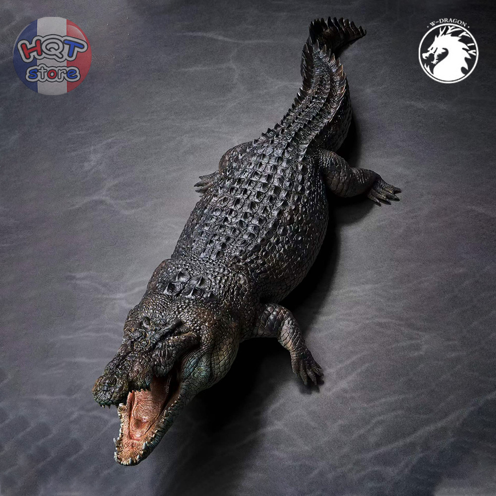 Mô hình Cá Sấu Nước Mặn Crocodile W-Dragon 52cm tỉ lệ 1/12