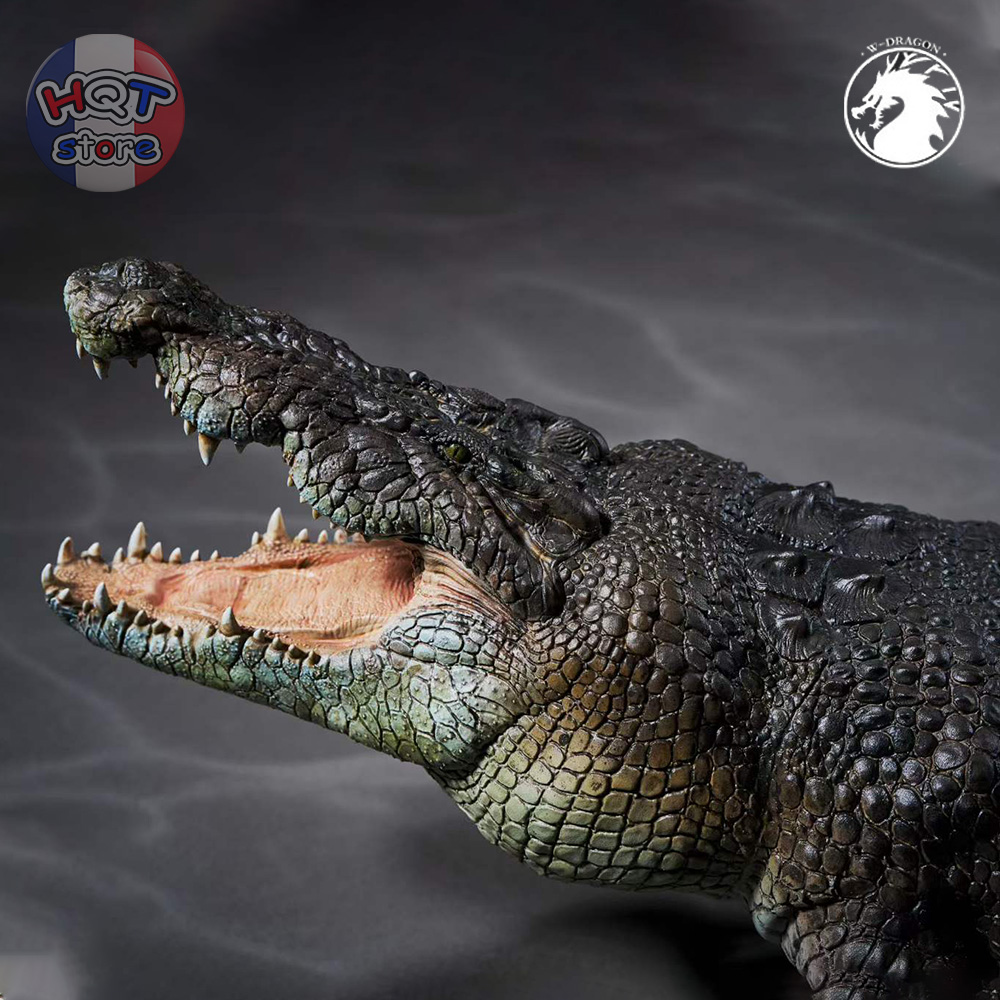 Mô hình Cá Sấu Nước Mặn Crocodile W-Dragon 52cm tỉ lệ 1/12
