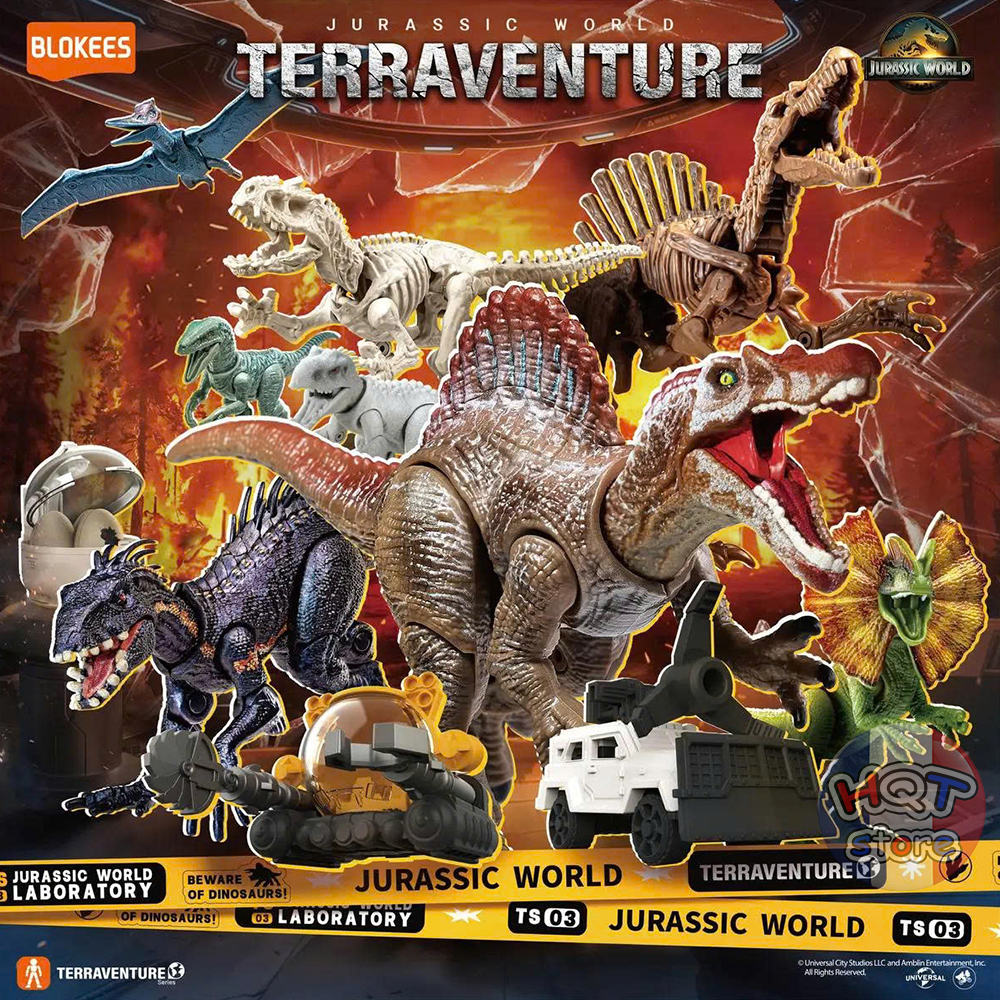 Mô hình Khủng Long Jurassic World Terraventure Blockee TS 03